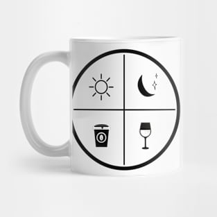 AM COFFEE - PM WINE Mug